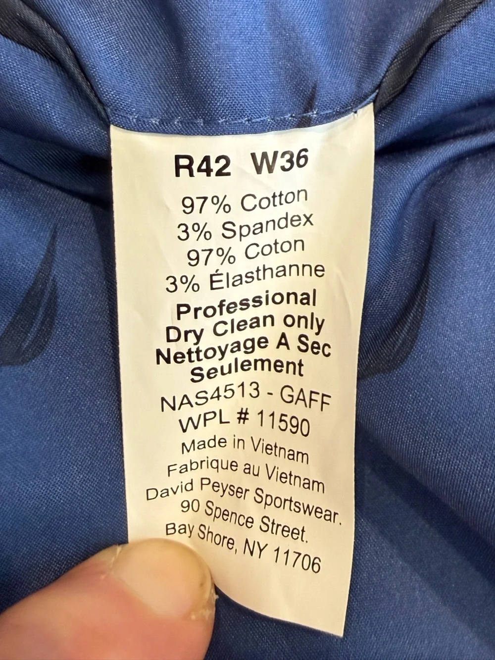Nautica men suit